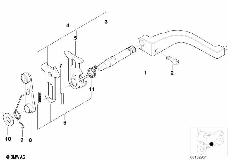 6 Gang Getriebe-Schaltungsteile