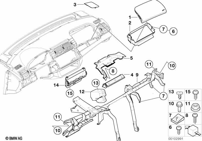 Anbauteile Instrumententafel