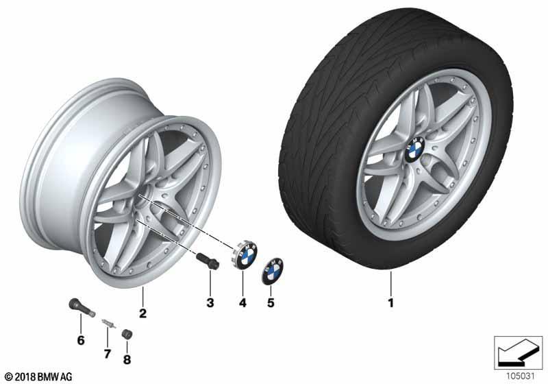 BMW Verbundrad Doppelspeiche 71