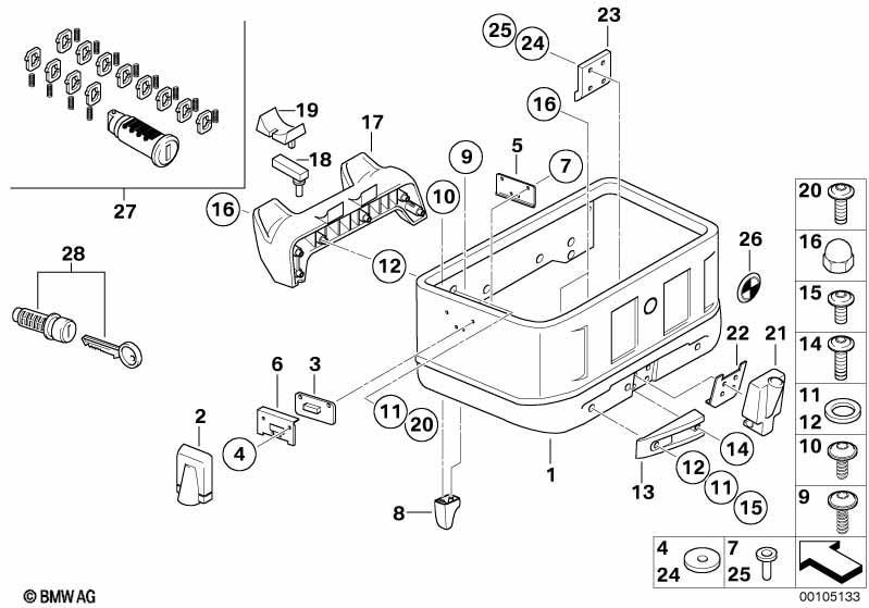 Unterteil Top Case