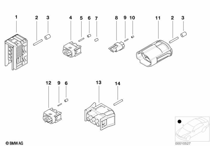 Diverse Stecker nach Verwendungszweck