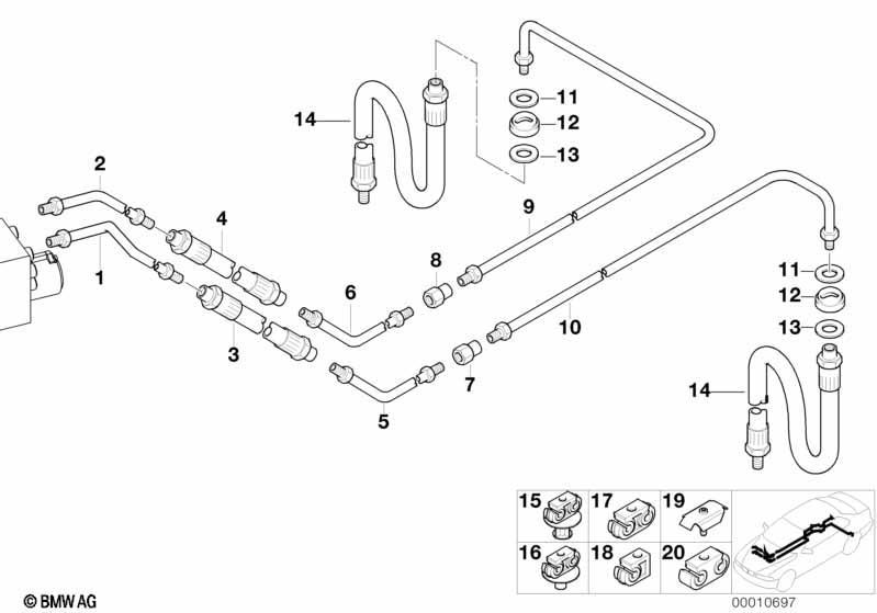 Bremsleitung hinten ASC