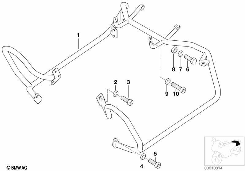 Schutzbügel hinten/Anbauteile Behörde