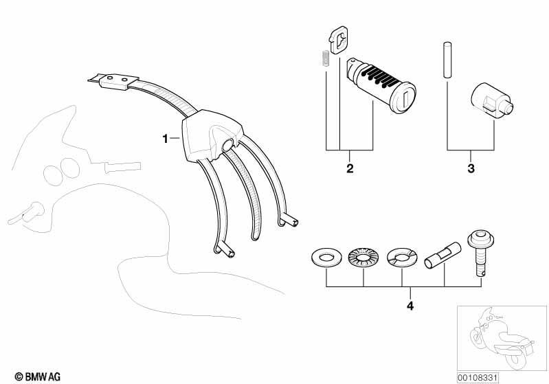 Helmspinne für Staufach