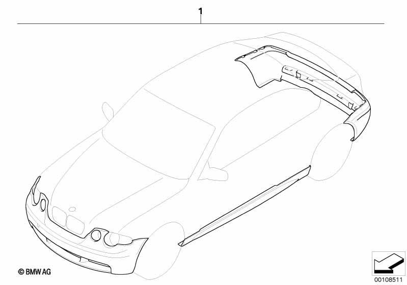 Nachrüstsatz M Aerodynamikpaket