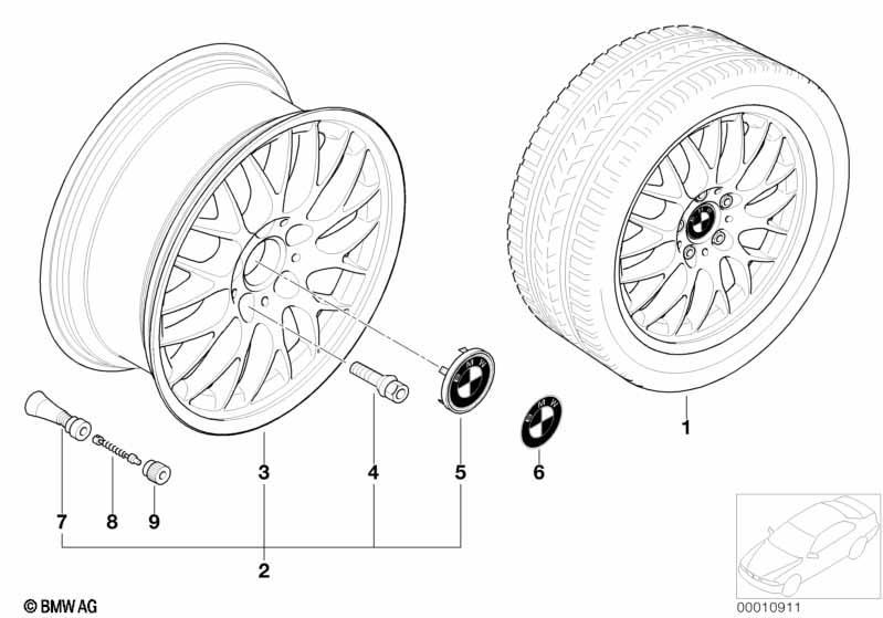 BMW LM Rad Kreuzspeiche 42