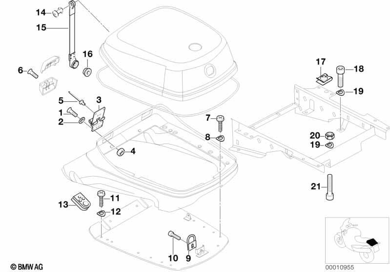 Funkgerätekasten Anbauteile