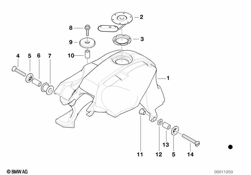 Kraftstofftank Anbauteile