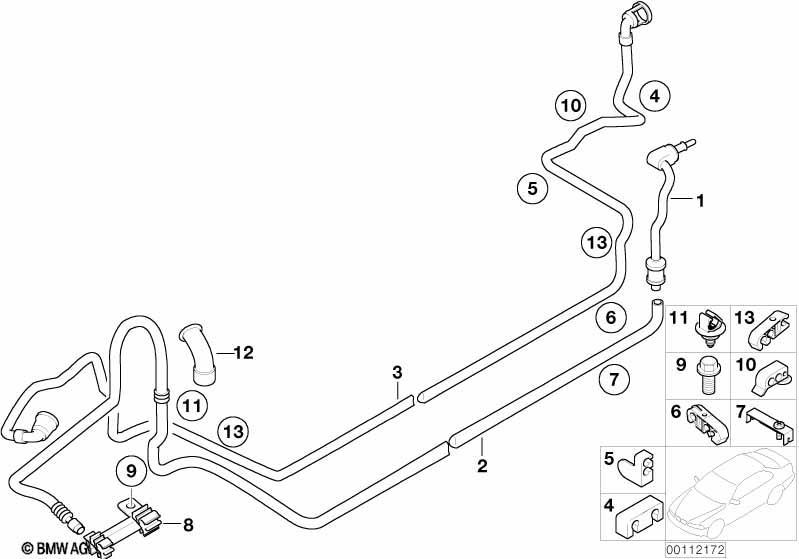 Kraftstoffleitung/Spülluftleitung