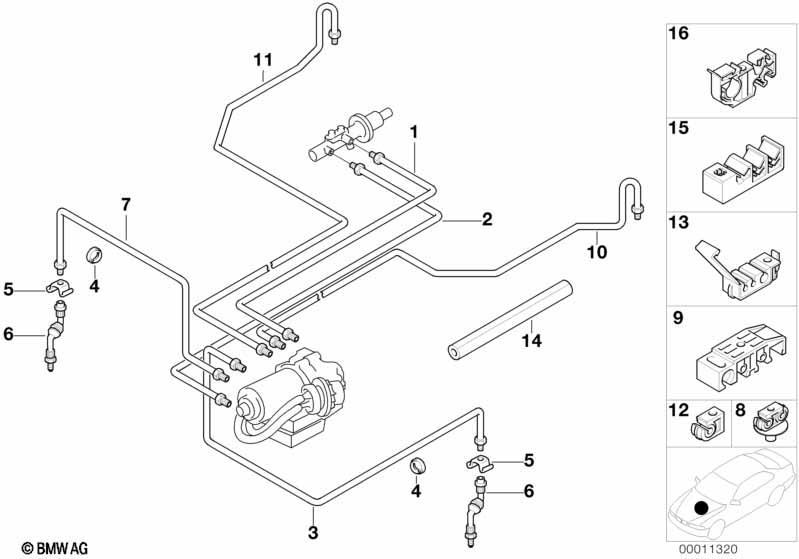 Bremsleitung vorne ABS/ASC+T