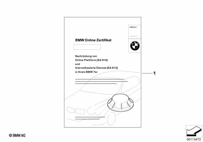 Nachrüstsatz BMW Online