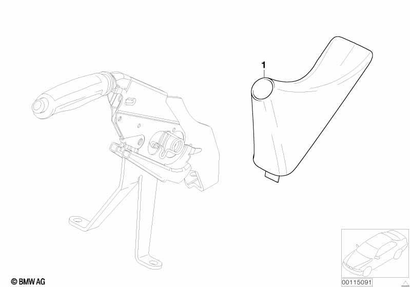Individual Handbremshebel/Abdeckung