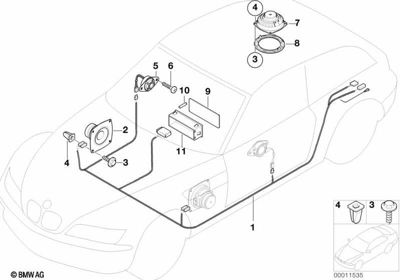 Einzelteile Stereo System