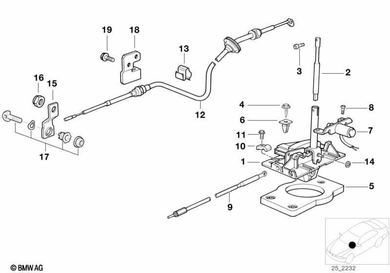 Schaltung Interlock Automatikgetriebe