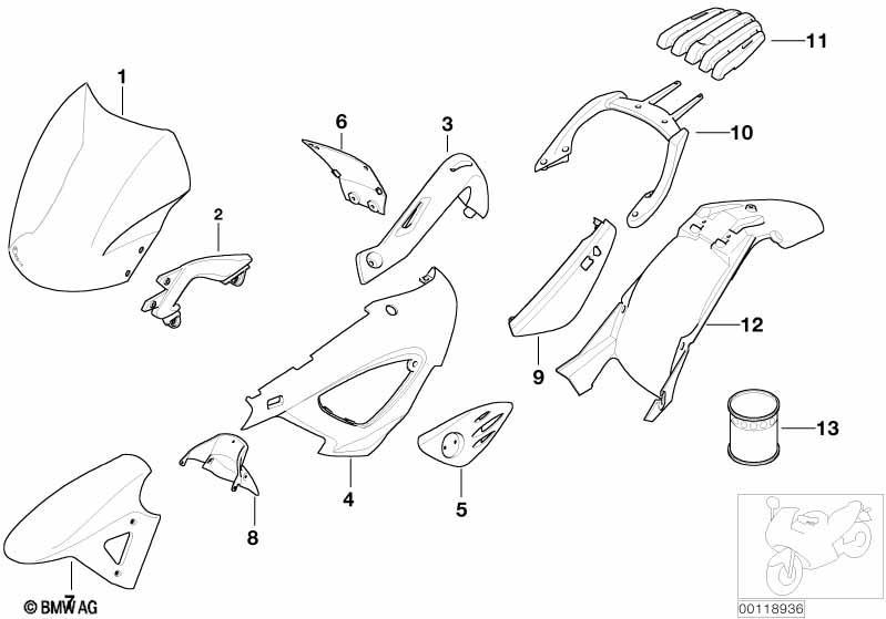 Lackierte Teile M917 graphit 2