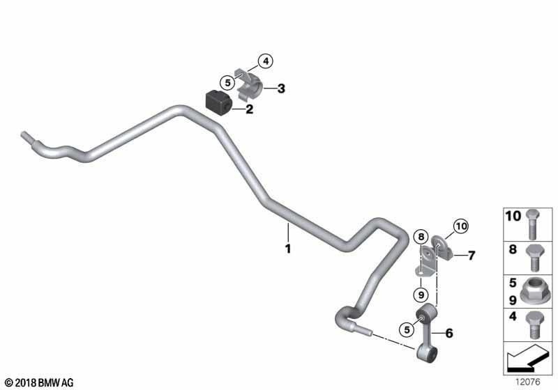 Stabilisator hinten