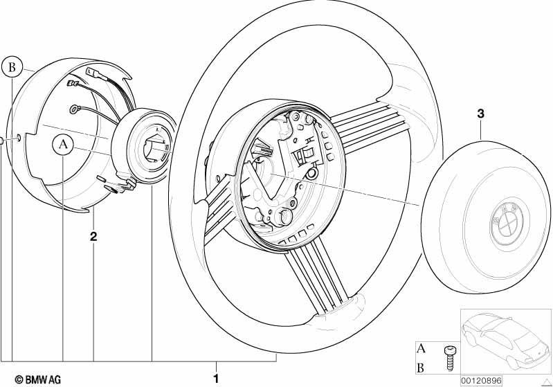 Individual Lenkrad Leder Airbag-Smart