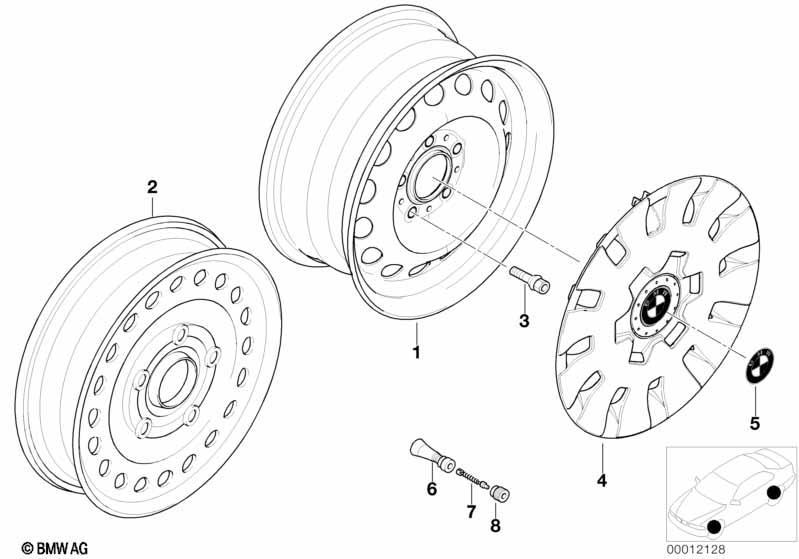 Scheibenrad Leichtmetall Styl.12