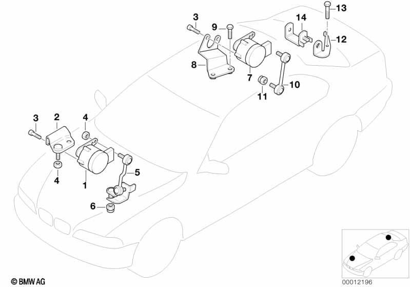 Sensor Leuchtweitenregulierung