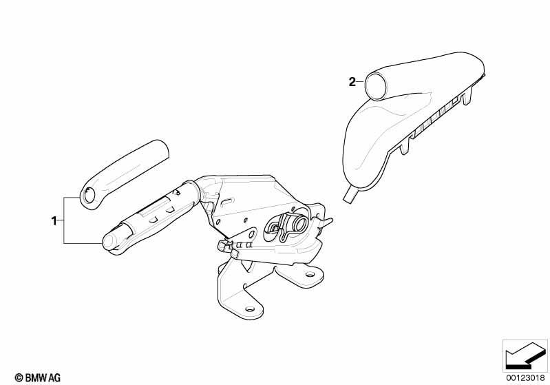 Individual Handbremshebel/Abdeckung