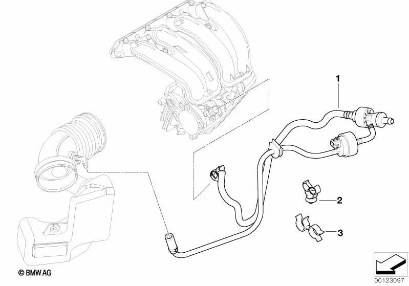 Unterdrucksteuerung-Motor