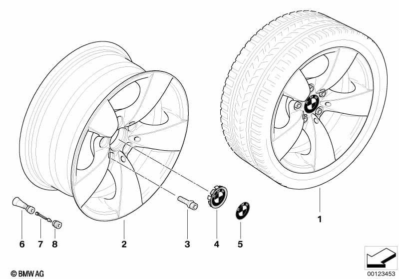 BMW LM Rad Sternspeiche 138
