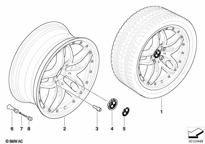 BMW Verbundrad Doppelspeiche 71