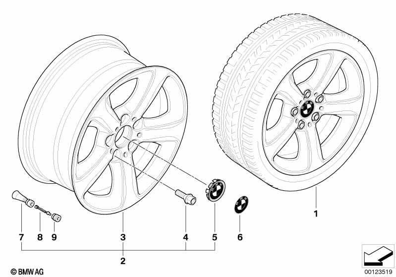 BMW LM Rad Sternspeiche 137