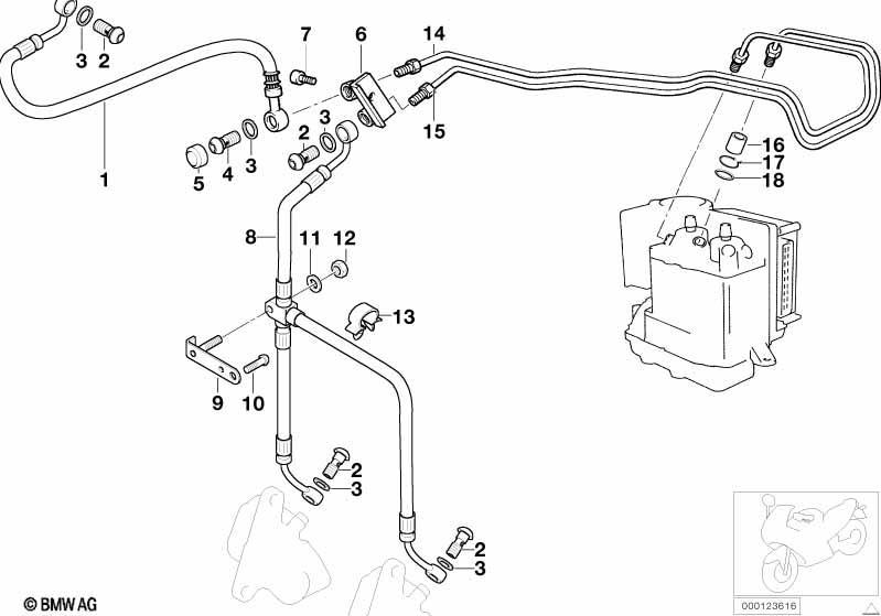 Bremsleitung Integral ABS vorne