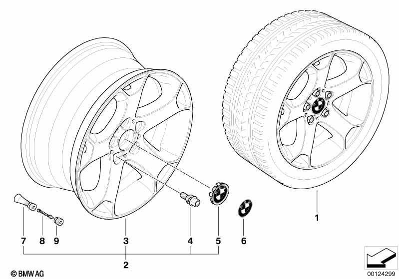 BMW LM Rad Y-Speiche 131