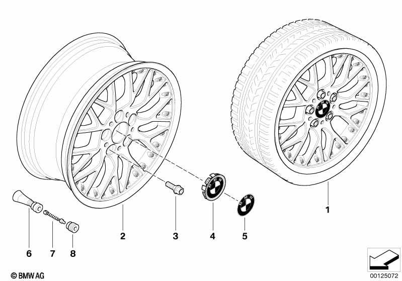 BMW Verbundrad Kreuzspeiche 78