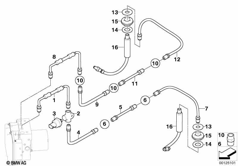 Bremsleitung hinten (S541A)