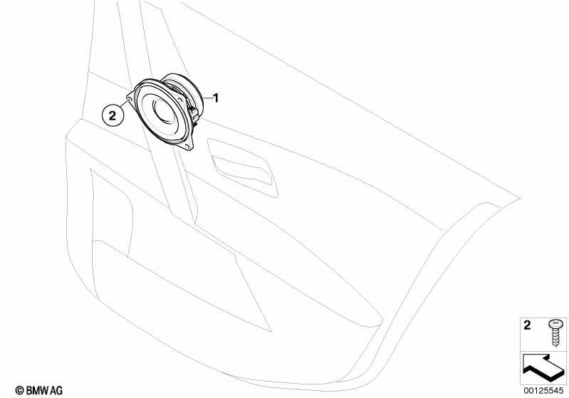 Individual Audiosystem Tür hinten