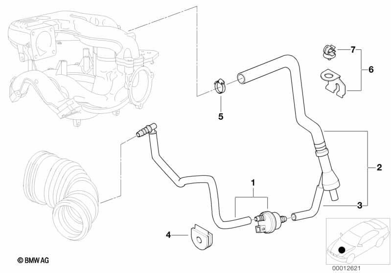 Unterdrucksteuerung-Motor