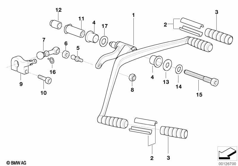 Äussere Schaltungsteile/Schalthebel