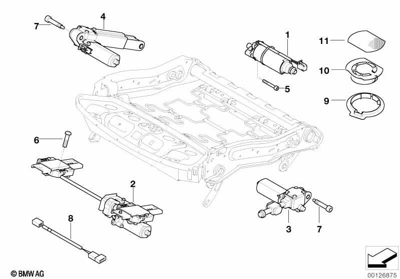 Sitz vorn Elektrik und Antriebe