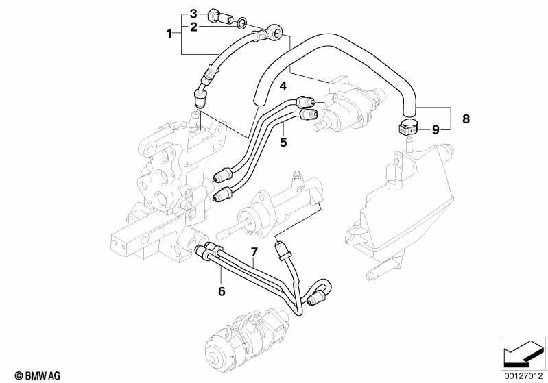 GS5S31BZ(SMG) - Hydraulikleitungen