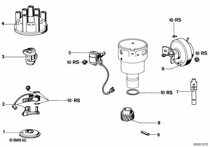Zündverteiler-Einzelteile