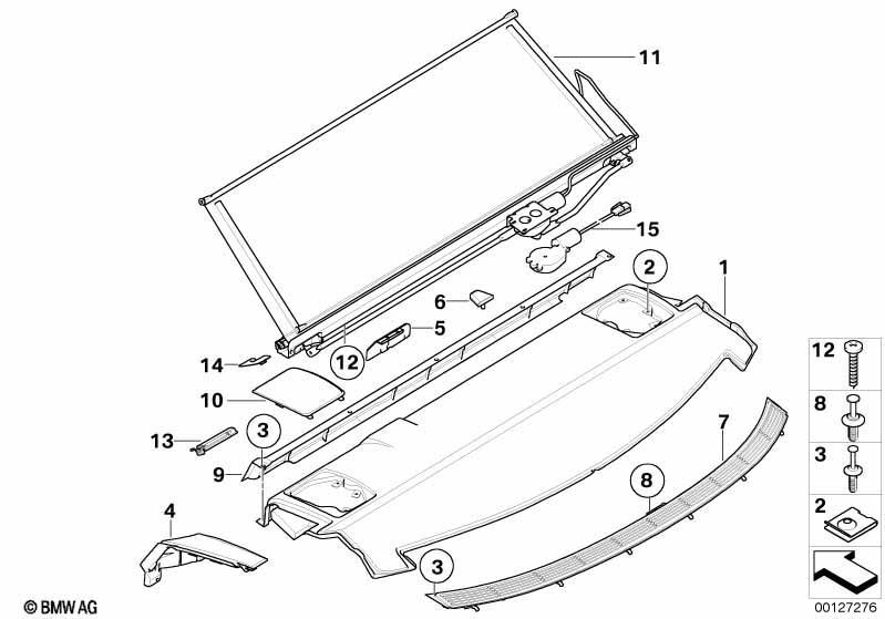 Ablegeboden/Sonnenschutzrollo elektrisch