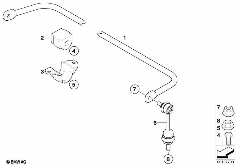 Stabilisator hinten