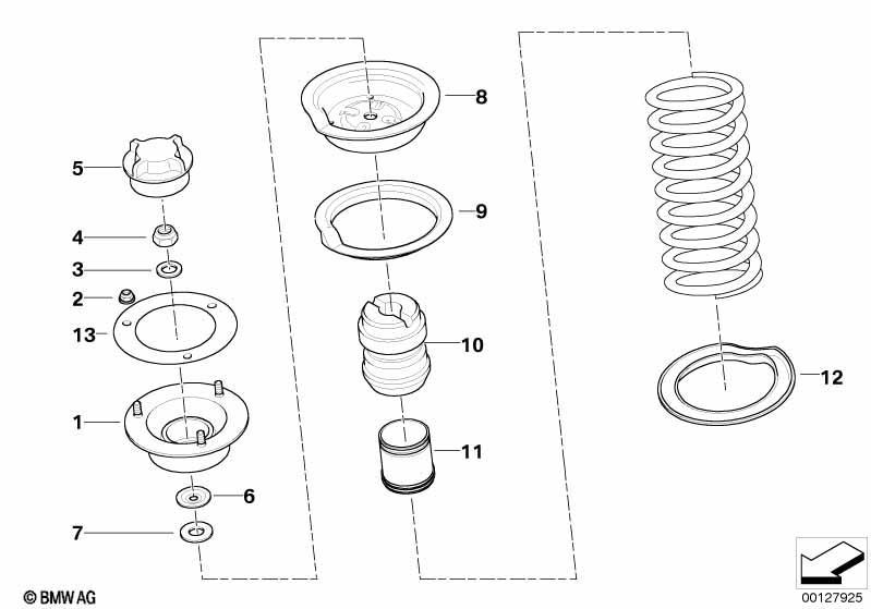 Stützlager/Federunterlage/Anbauteile