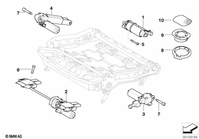 Sitz vorn Elektrik und Antriebe