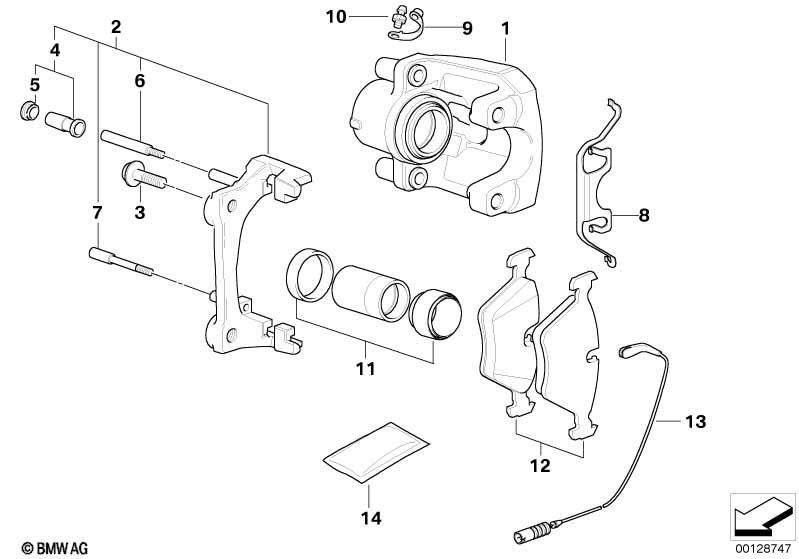 Vorderradbremse-Bremsbelag-Fühler(S212A)