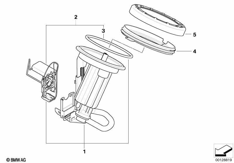 Kraftstofffilter/Füllstandsgeber links