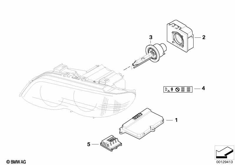 Scheinwerfer Elektronikteile Xenonlicht