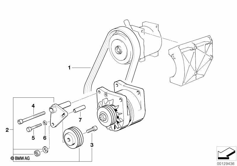 Riementrieb Zusatzgenerator