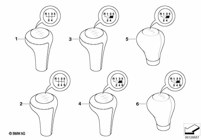 Nachrüstung Schaltknopf Leder