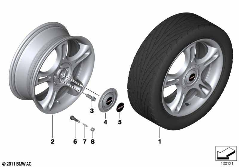 JCW LM Rad Star Spoke R95