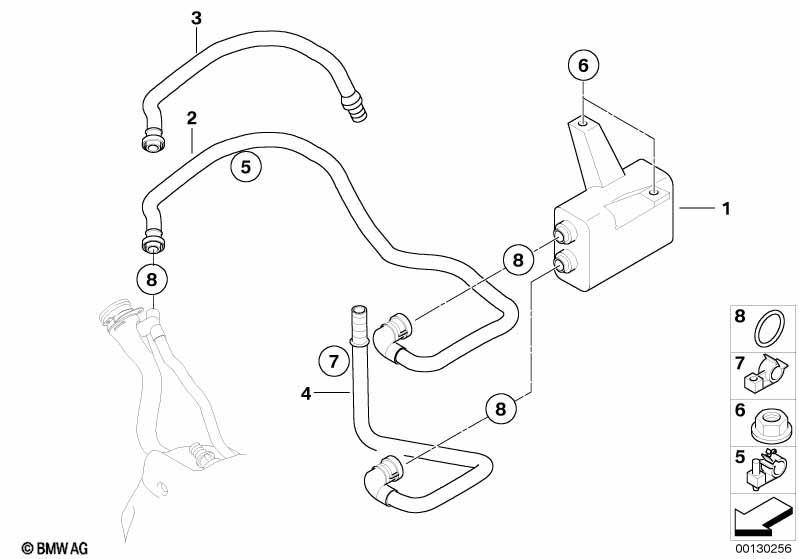 Aktivkohlefilter/Kraftstoffentlüftung