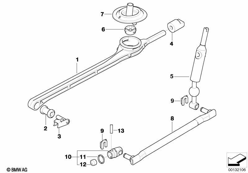 Schaltung mechanisches Getriebe